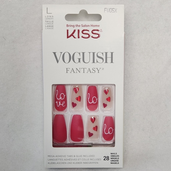 Kiss Voguish Fantasy Nails   Let U Love Me - Picture 1 of 8
